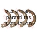 Bremžu loku kompl., Stāvbremze TRW GS8723