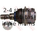 Balst-/Virzošais šarnīrs TRW JBJ697