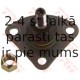 Balst-/Virzošais šarnīrs TRW JBJ741