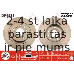 Bremžu diski TRW DF4938