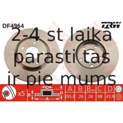 Bremžu diski TRW DF4964