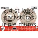 Bremžu diski TRW DF6077S