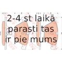 Bremžu uzliku kompl., Disku bremzes TRW GDB1854