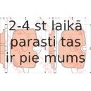 Bremžu uzliku kompl., Disku bremzes TRW GDB1869