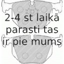 Bremžu uzliku kompl., Disku bremzes FERODO FDB1483