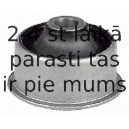 Подвеска, рычаг независимой подвески колеса LEMFÖRDER 25176 01