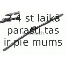 Stikla tīrītāja slotiņa BOSCH 3 397 008 051