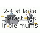 Starteris BOSCH 0 986 013 050