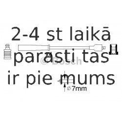 Augstsprieguma vadu komplekts BOSCH 0 986 356 716