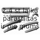 Sadales vārpstas piedziņas ķēdes komplekts SWAG 99 13 0321