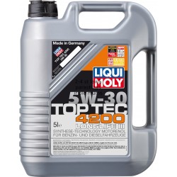 LIQUI MOLY TOP TEC 4200 5W-30 LONGLIFE III 5L. 5w30