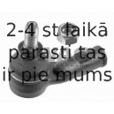 Stūres šķērsstiepņa uzgalis SWAG 30 71 0024