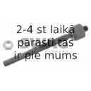 Aksiālais šarnīrs, Stūres šķērsstiepnis SWAG 30 93 1696