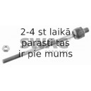 Aksiālais šarnīrs, Stūres šķērsstiepnis SWAG 40 72 0023
