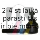 Stūres šķērsstiepņa uzgalis RTS 91-00404