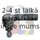 Stūres šķērsstiepņa uzgalis RTS 91-00995-2