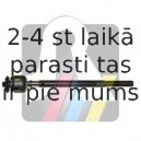 Aksiālais šarnīrs, Stūres šķērsstiepnis RTS 92-00463