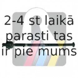 Aksiālais šarnīrs, Stūres šķērsstiepnis RTS 92-00905