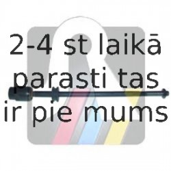 Aksiālais šarnīrs, Stūres šķērsstiepnis RTS 92-00969