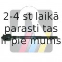 Aksiālais šarnīrs, Stūres šķērsstiepnis RTS 92-90410