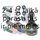 Balst-/Virzošais šarnīrs RTS 93-90618-056