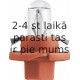 Philips BX8,4D orange 12V 1.1W