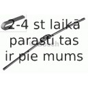 Stikla tīrītāja slotiņa BOSCH 3 397 008 844