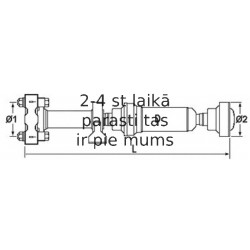 SPIDAN 28054 KARDĀNS AIZM 7L0 521 102 F