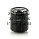 Eļļas filtrs MANN-FILTER MW 68