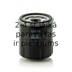 Eļļas filtrs MANN-FILTER MW 68