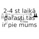 Augstsprieguma vadu komplekts BOSCH 0 986 357 162