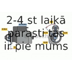 Starteris BOSCH 0 986 022 990