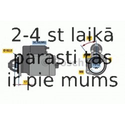 Starteris BOSCH 0 986 022 790