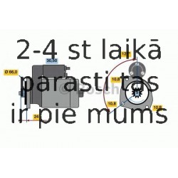 Starteris BOSCH 0 986 022 760