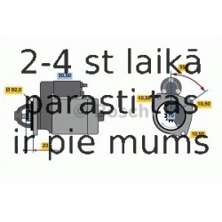 Starteris BOSCH 0 986 022 750