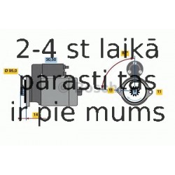 Starteris BOSCH 0 986 022 690