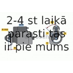 Starteris BOSCH 0 986 021 690