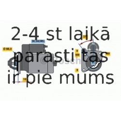 Starteris BOSCH 0 986 021 651