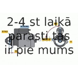 Starteris BOSCH 0 986 021 550