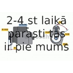 Starteris BOSCH 0 986 021 490