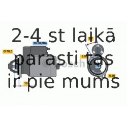 Starteris BOSCH 0 986 021 260