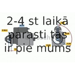 Starteris BOSCH 0 986 021 190