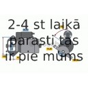 Starteris BOSCH 0 986 020 801