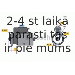 Starteris BOSCH 0 986 020 681