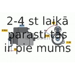 Starteris BOSCH 0 986 020 621