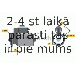 Starteris BOSCH 0 986 020 591