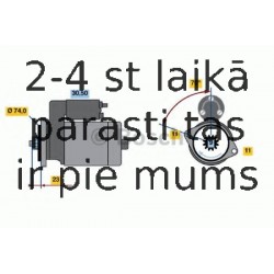 Starteris BOSCH 0 986 020 561