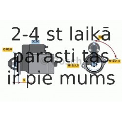 Starteris BOSCH 0 986 020 521