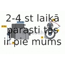 Starteris BOSCH 0 986 020 461