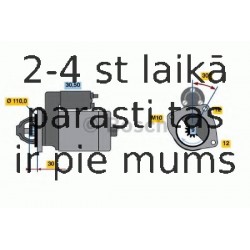 Starteris BOSCH 0 986 019 320